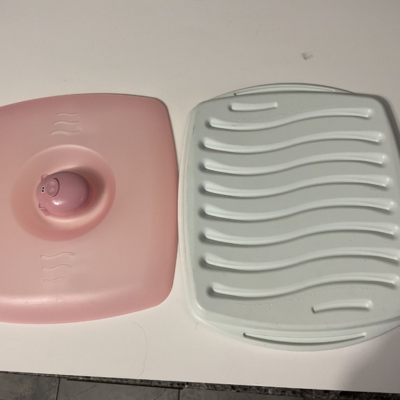 Joie Oink Oink Pig Microwave Bacon Tray & Splatter Lid - Picture 4 of 6